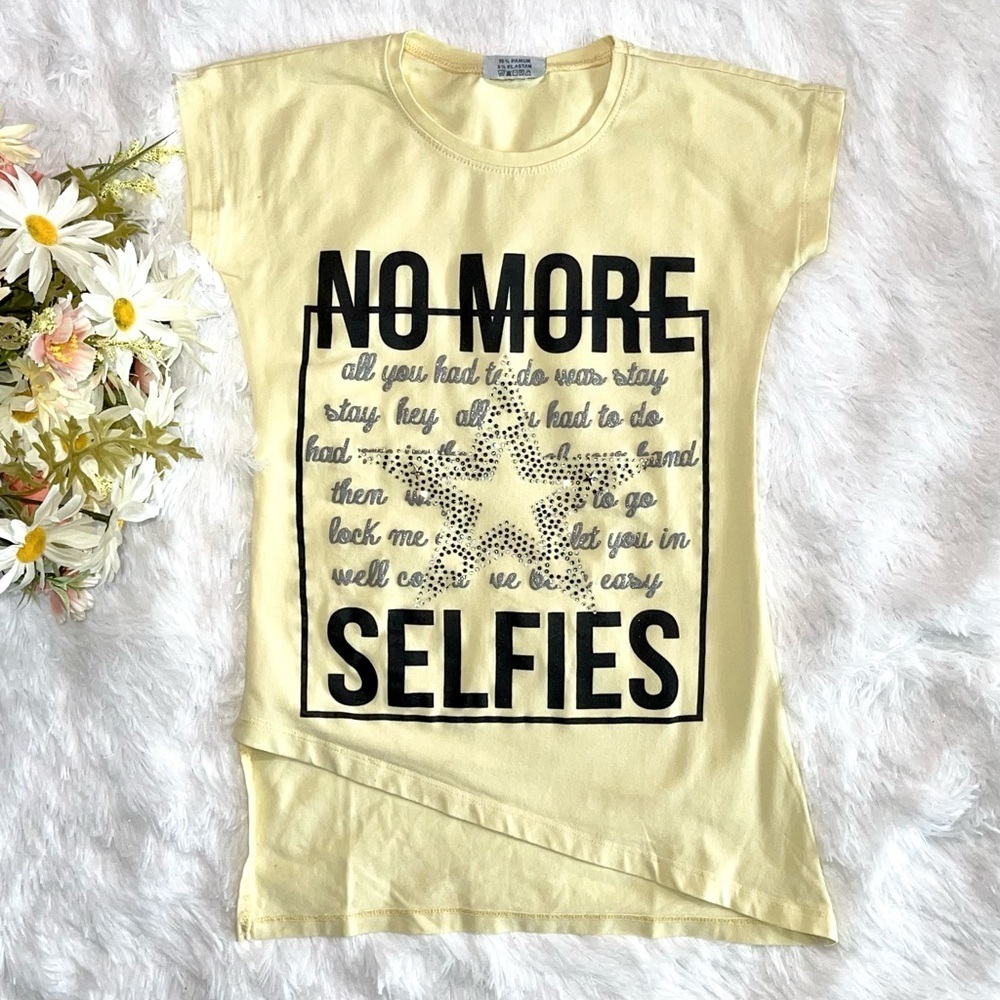Yellow "No More Selfies" Taylor Swift “All You Had To Do Was Stay” Lyrics​​​